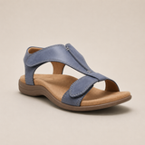 Dames Sandalen met Kruisbanden en Klittenbandsluiting