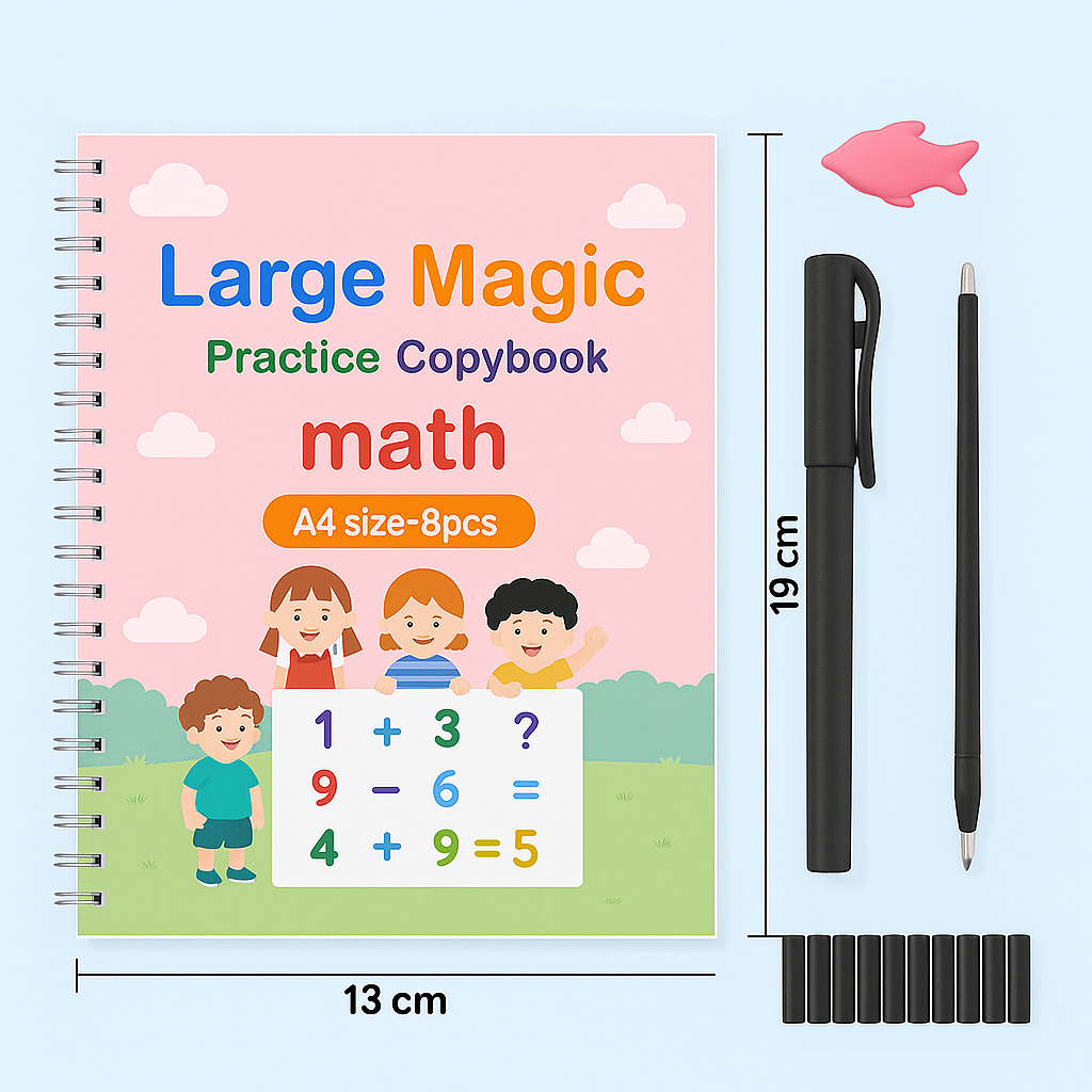 WriteMagic – de eerste kennismaking met schrijven voor kinderen, educatief materiaal dat fijne motoriek en letterherkenning stimuleert.
