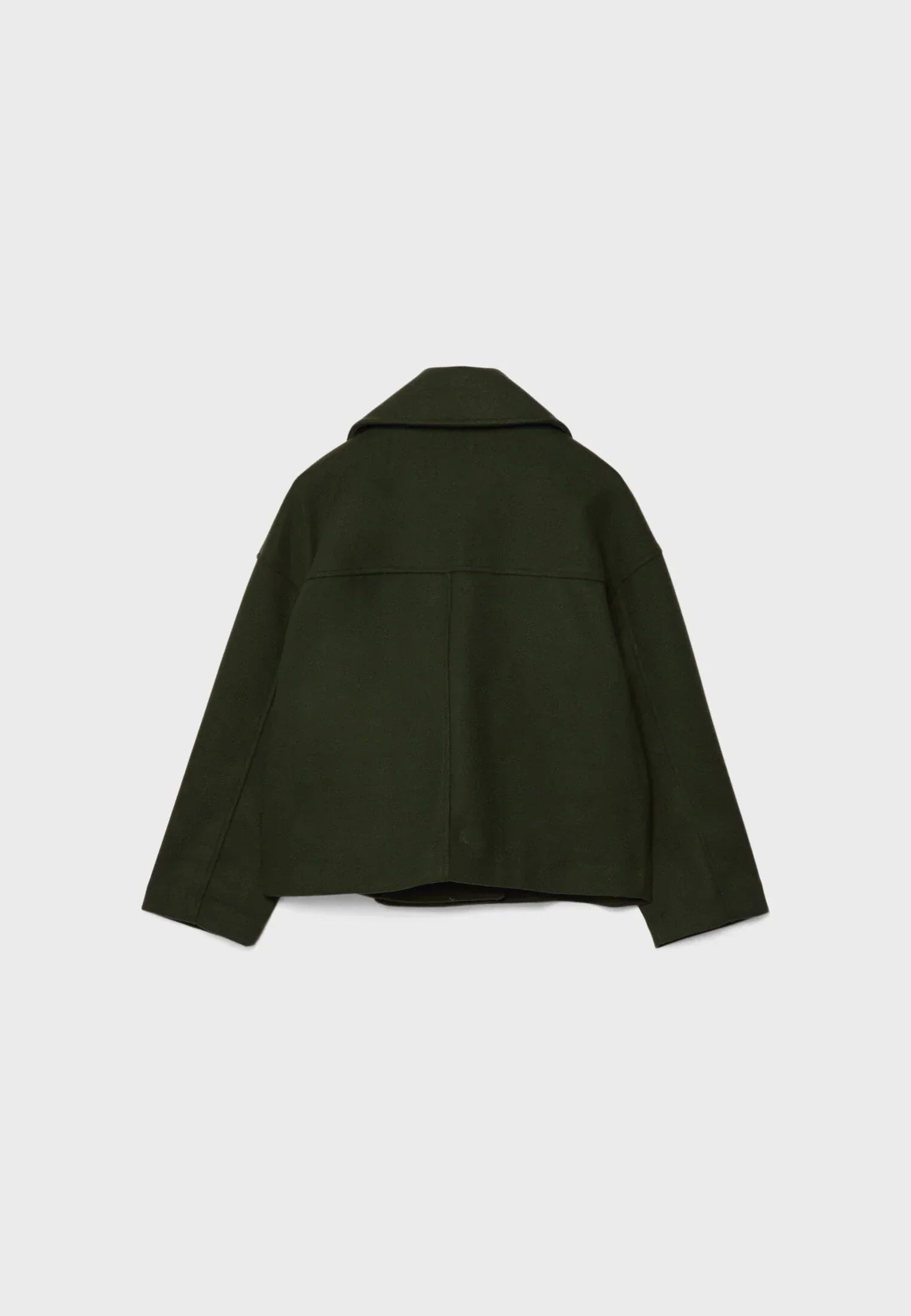 Elara chique korte jas voor dames – stijlvolle jas met dubbele rij knoopsluiting, hoogwaardige stof en comfortabele pasvorm, perfect voor werk of speciale gelegenheden.