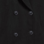 Elara chique korte jas voor dames – stijlvolle jas met dubbele rij knoopsluiting, hoogwaardige stof en comfortabele pasvorm, perfect voor werk of speciale gelegenheden.