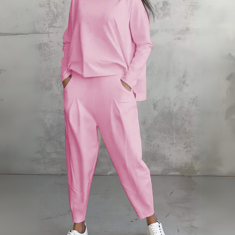 Tweedelige Lounge Set met Sweater en Joggingbroek
