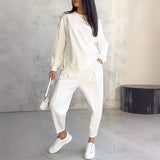 Dames Tweedelige Lounge Set met Oversized Trui