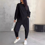 Dames Tweedelige Lounge Set met Oversized Trui