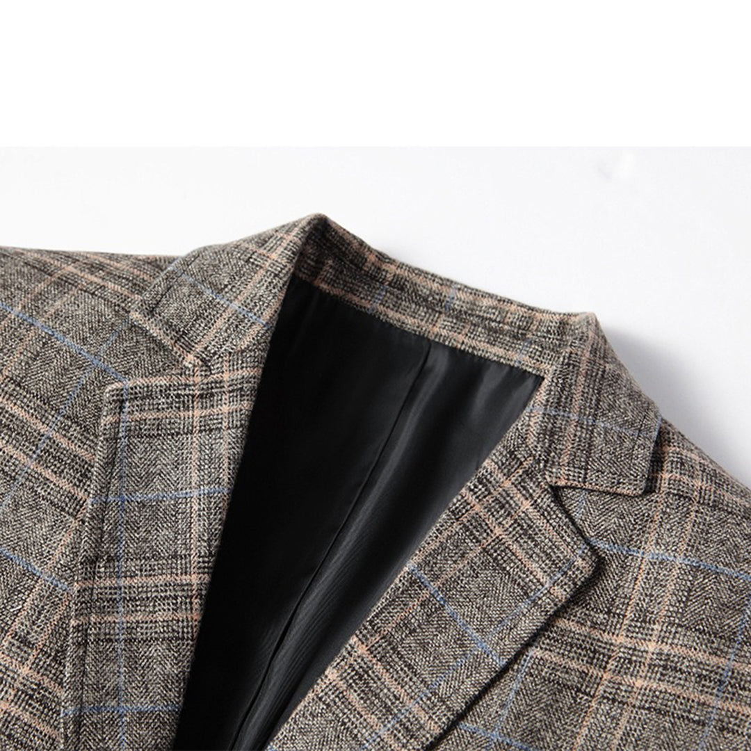 James casual blazer voor heren – Stijlvolle en comfortabele blazer van hoogwaardige stof. Perfect voor smart-casual gelegenheden, kantoor of avondjes uit. Modern ontwerp met een nette pasvorm voor een verzorgde look.