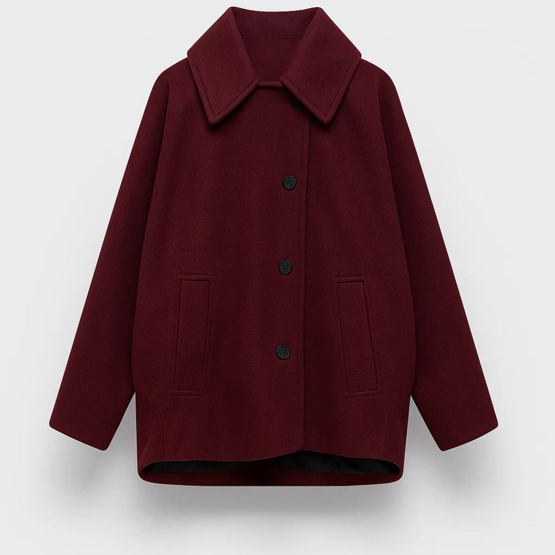 Oversized Damesjas met Knopen
