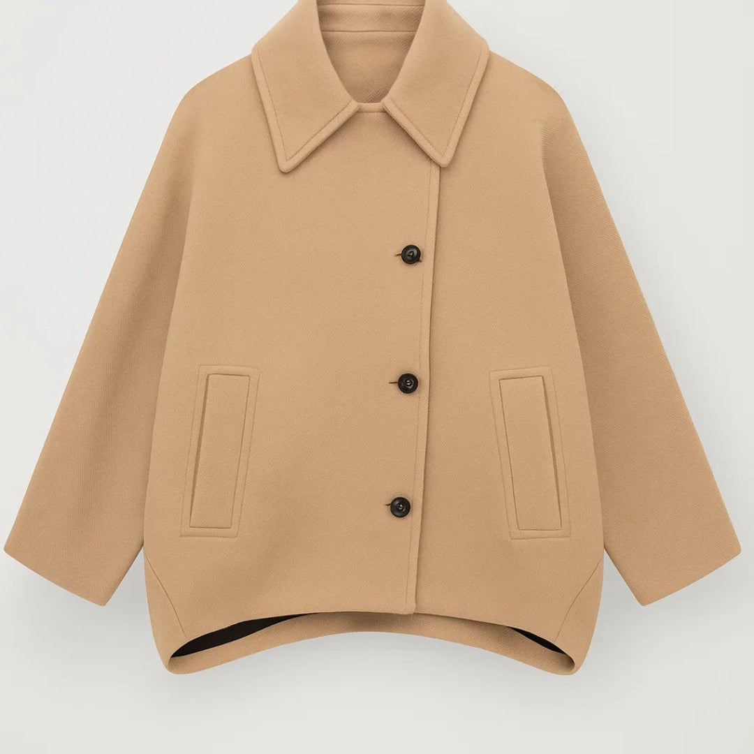 Oversized Damesjas met Knopen