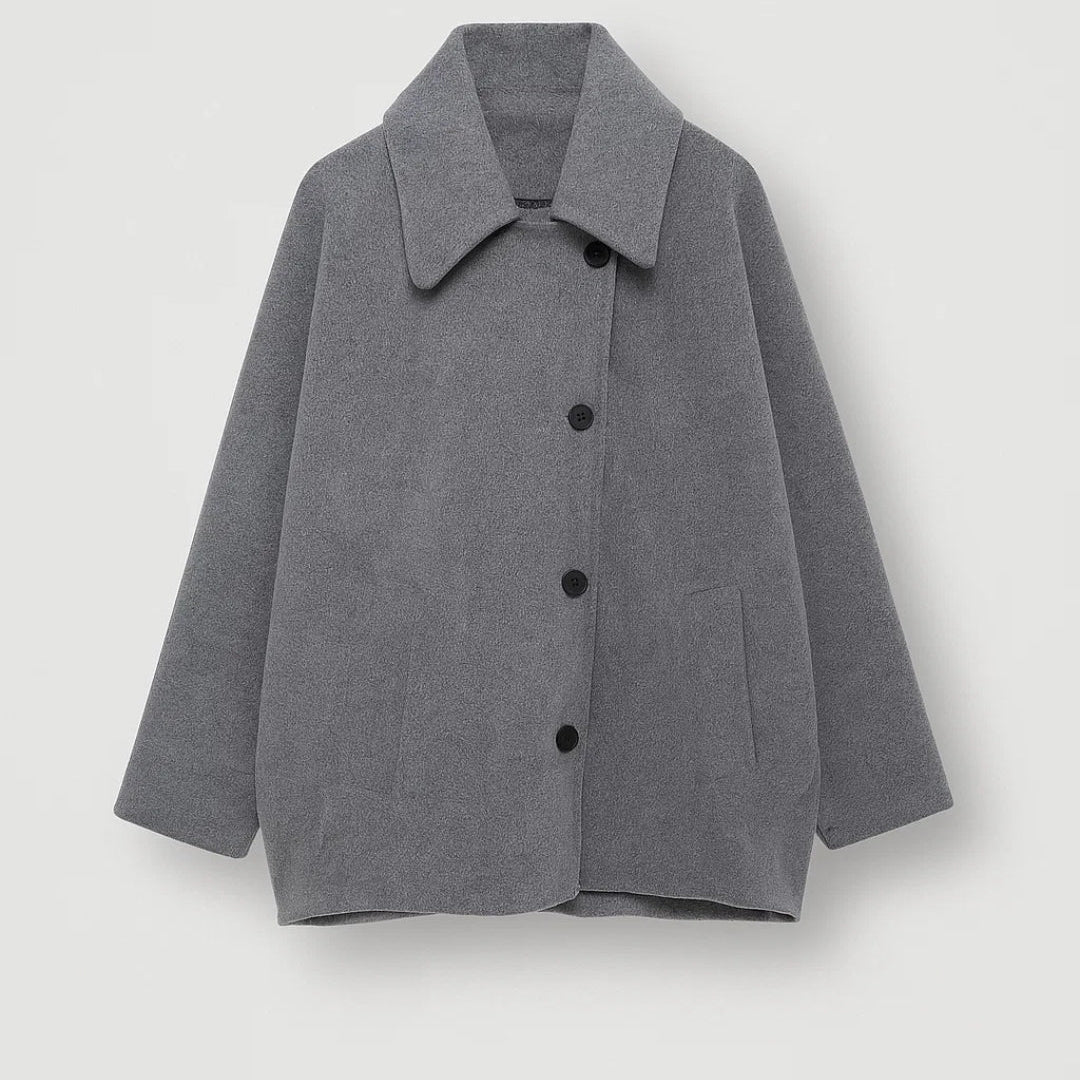 Oversized Damesjas met Knopen
