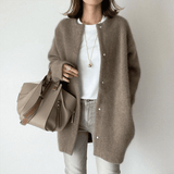 Elegant dames vest met zachte textuur – stijlvol en comfortabel ontwerp, ideaal voor koele dagen en een verfijnde look.