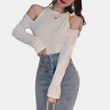 CELINA – Luxe zomers schouderoverhemd voor dames, met elegante pasvorm en lichtgewicht stof perfect voor warme dagen.