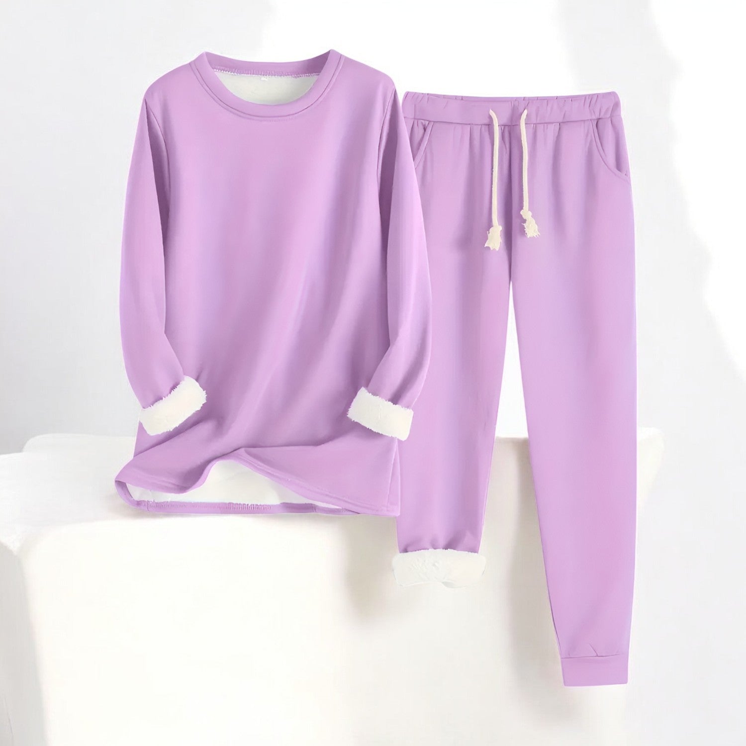 Tweedelige Lounge Set met Sweatshirt en Joggerbroek