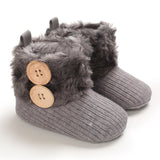 CozyGirls kleine anti-slip winterlaarzen voor meisjes – warme, comfortabele en veilige laarzen voor dagelijks gebruik tijdens koude dagen.