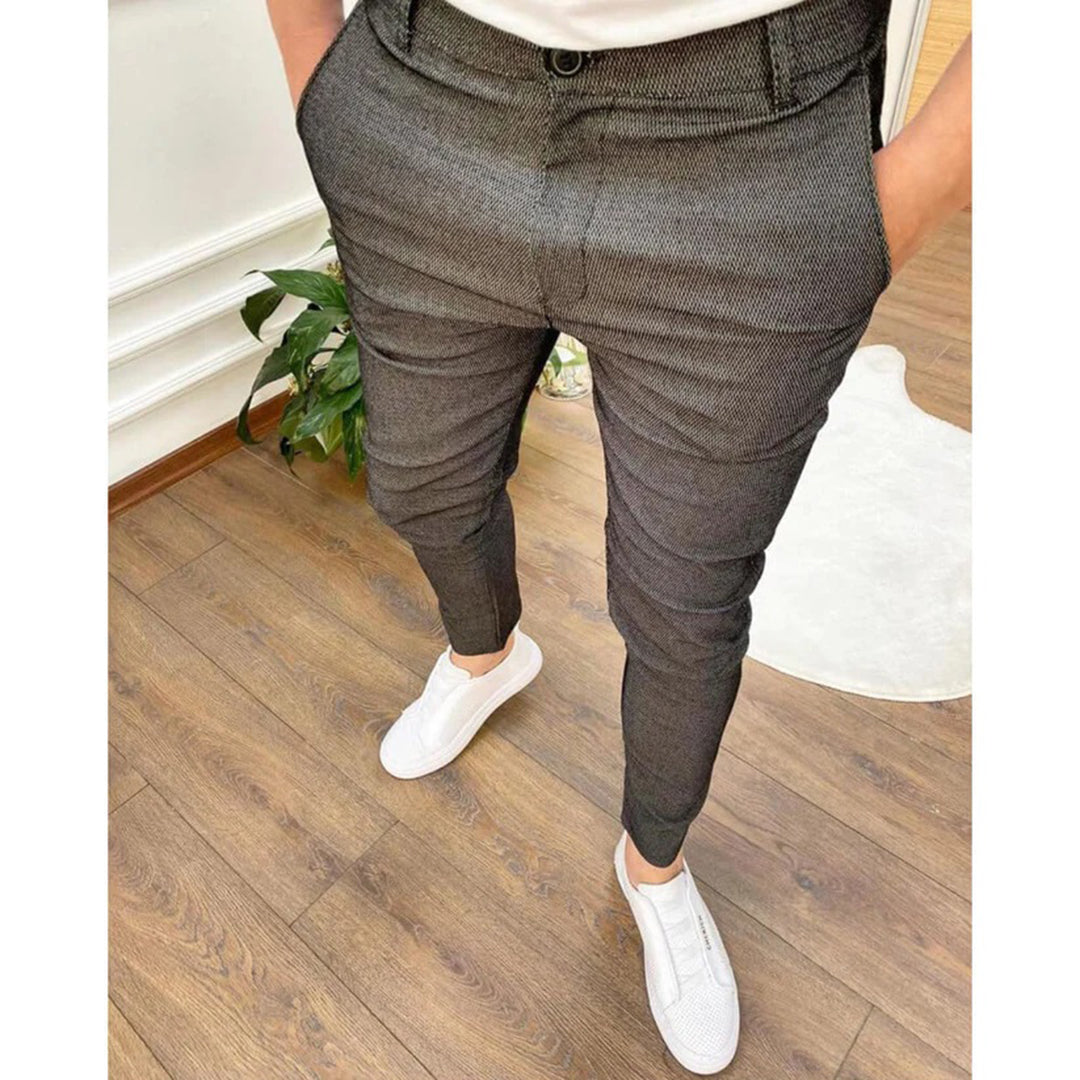 ANGUS stijlvolle en comfortabele zomerbroek voor heren – lichtgewicht ademend materiaal met relaxte pasvorm, ideaal voor warme dagen.