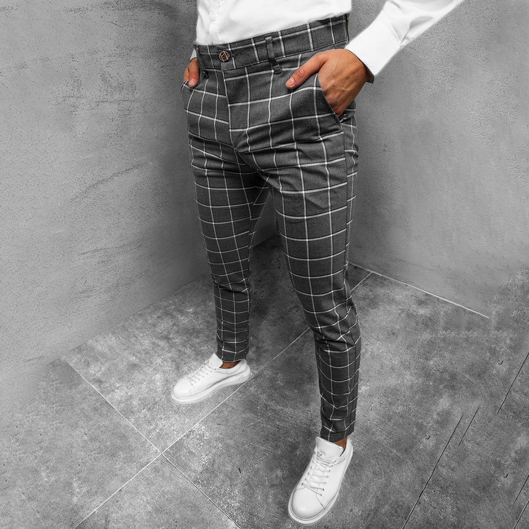 GRGUR modieuze heren chino – eigentijdse slim fit met zacht, ademend materiaal voor stijlvol comfort