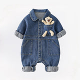 CozyDenim comfortabele en stijlvolle kinderjumpsuit – zachte, duurzame stof met perfecte pasvorm voor dagelijks gebruik en speelse avonturen.