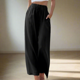 Dames broek met ballonpijpen en elastische taille