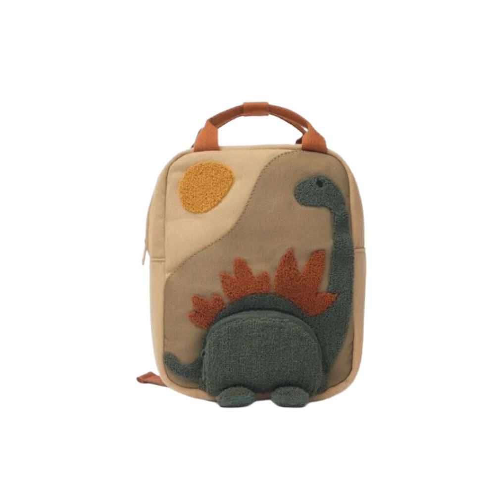 Dino rugzak voor kinderen – stoere en lichte kinderrugzak met dinosaurus design, duurzaam materiaal en comfortabele pasvorm voor school of onderweg.
