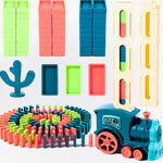 Magic Domino Trein automatische stenenlegger – zet eenvoudig dominostenen op een rij voor spannend en onderhoudend spelplezier voor kinderen en gezinnen.