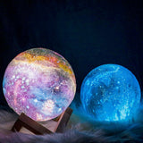 MoonLight draadloze 3D LED nachtlamp – sfeervolle lamp met modern ontwerp, ideaal voor slaapkamer, woonkamer of kinderkamer.
