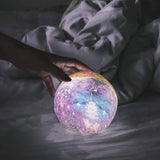 MoonLight draadloze 3D LED nachtlamp – sfeervolle lamp met modern ontwerp, ideaal voor slaapkamer, woonkamer of kinderkamer.