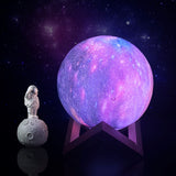 MoonLight draadloze 3D LED nachtlamp – sfeervolle lamp met modern ontwerp, ideaal voor slaapkamer, woonkamer of kinderkamer.