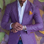 Premium slim fit blazer voor heren – Elegante en getailleerde herenblazer van luxe materiaal. Perfect voor formele gelegenheden, zakelijke meetings en stijlvolle outfits. Modern design met comfortabele pasvorm en verfijnde afwerking.