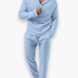 Dario herenset – chique combinatie van broek en top, moderne pasvorm met stijlvolle afwerking voor formele en casual gelegenheden.