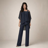 Dames Tweedelige Broekset met Off-Shoulder Top