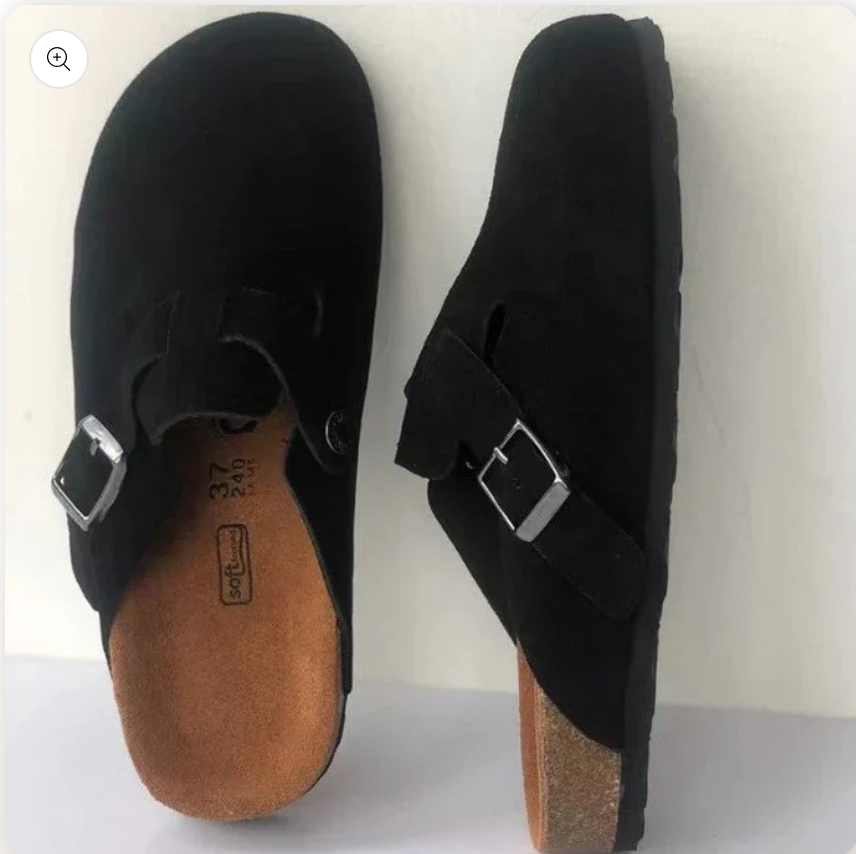 Dames Instapslippers met Gespen