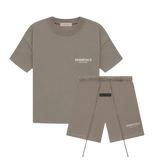 Premium Heren Summer Set Kaki  – Zacht Katoen, Oversized en Tijdloos Stijlvol