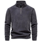 Hugo fleece trui – warme herenpullover van zachte fleece, comfortabele pasvorm en ideaal voor casual en outdoor gebruik.