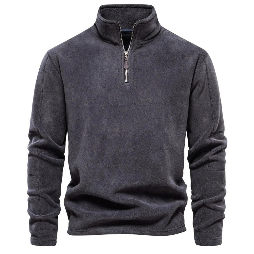 Hugo fleece trui – warme herenpullover van zachte fleece, comfortabele pasvorm en ideaal voor casual en outdoor gebruik.