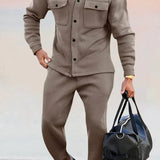 Tweedelige Set met Overshirt en Broek