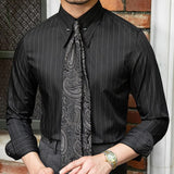 Formeel Overhemd met Stropdas en Slim Fit Pasvorm