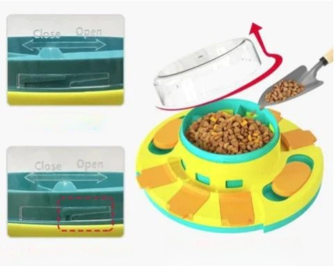 DogFri ToyFeeder – interactief hondenspeelgoed dat voertraining leuk maakt. Stimuleert je hond mentaal en fysiek, terwijl het helpt bij het bevorderen van langzamer eten en activiteit.