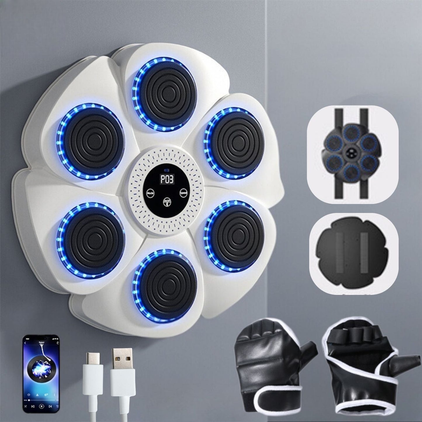 BoxPro Smart – Interactieve boksmachine met slimme sensoren voor een intensieve en effectieve thuisfitnesservaring.