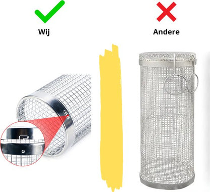 RollingGrill – Draagbare en veelzijdige barbecue, ideaal voor buiten koken. Makkelijk te vervoeren en snel in gebruik, perfect voor smaakvolle grillavonden.