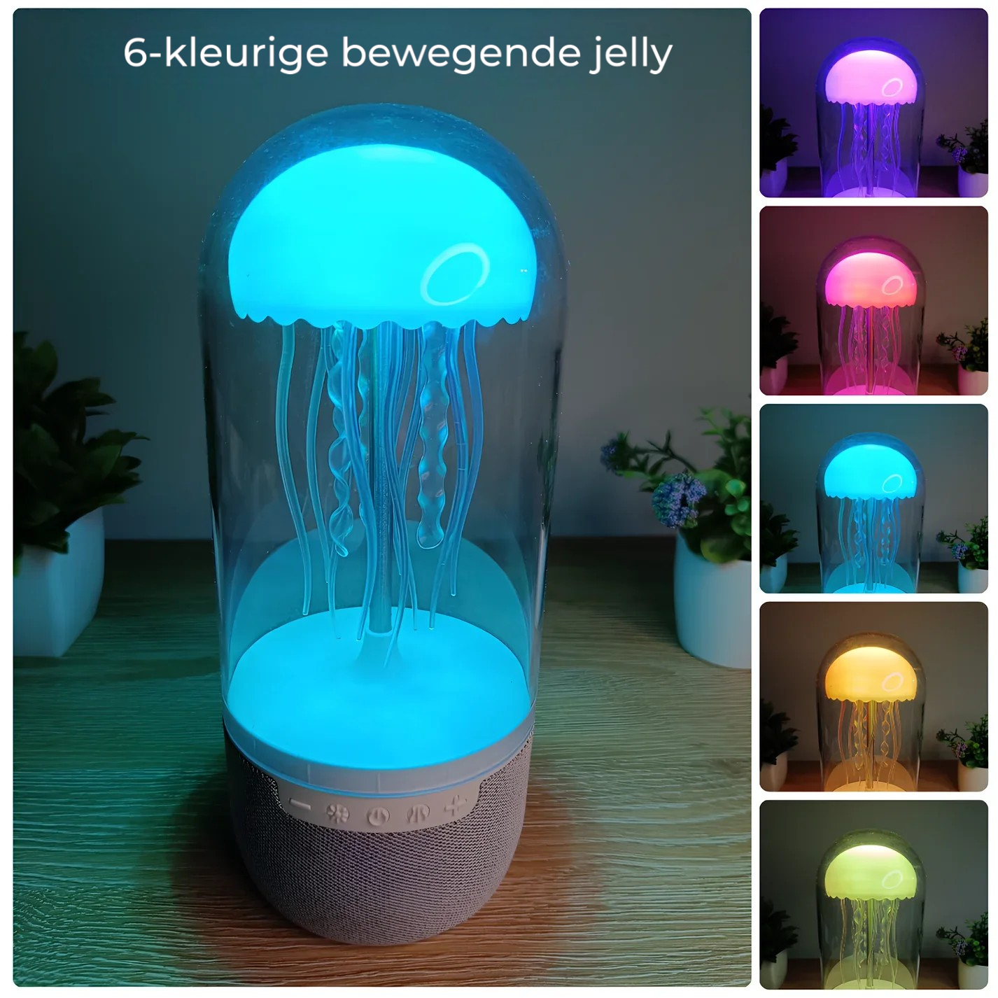 Jellyfish speaker – unieke speaker met betoverend ontwerp, die zowel visueel als auditief een ervaring biedt. Geniet van helder geluid en een sfeervolle uitstraling in elke ruimte.