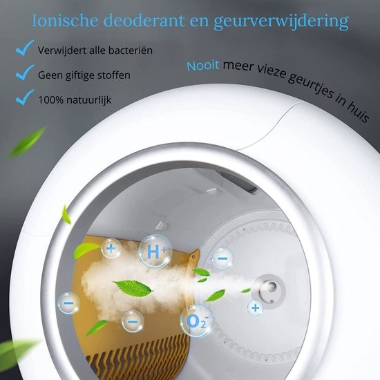 Tonepie 65L slimme kattenbak – automatisch, zelfreinigend systeem voor gemak en hygiëne. Houdt de kattenbak schoon zonder gedoe.