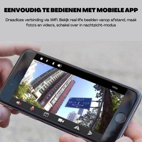 IP Wifi mini camera 1080P – draadloze externe camera met nachtzicht, ideaal voor het bewaken van veiligheid, kinderen en huisdieren.