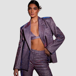 Kylie glitter party set voor dames met glinsterende stof, flatterende pasvorm en feestelijke look – perfect voor avondjes uit en speciale gelegenheden.