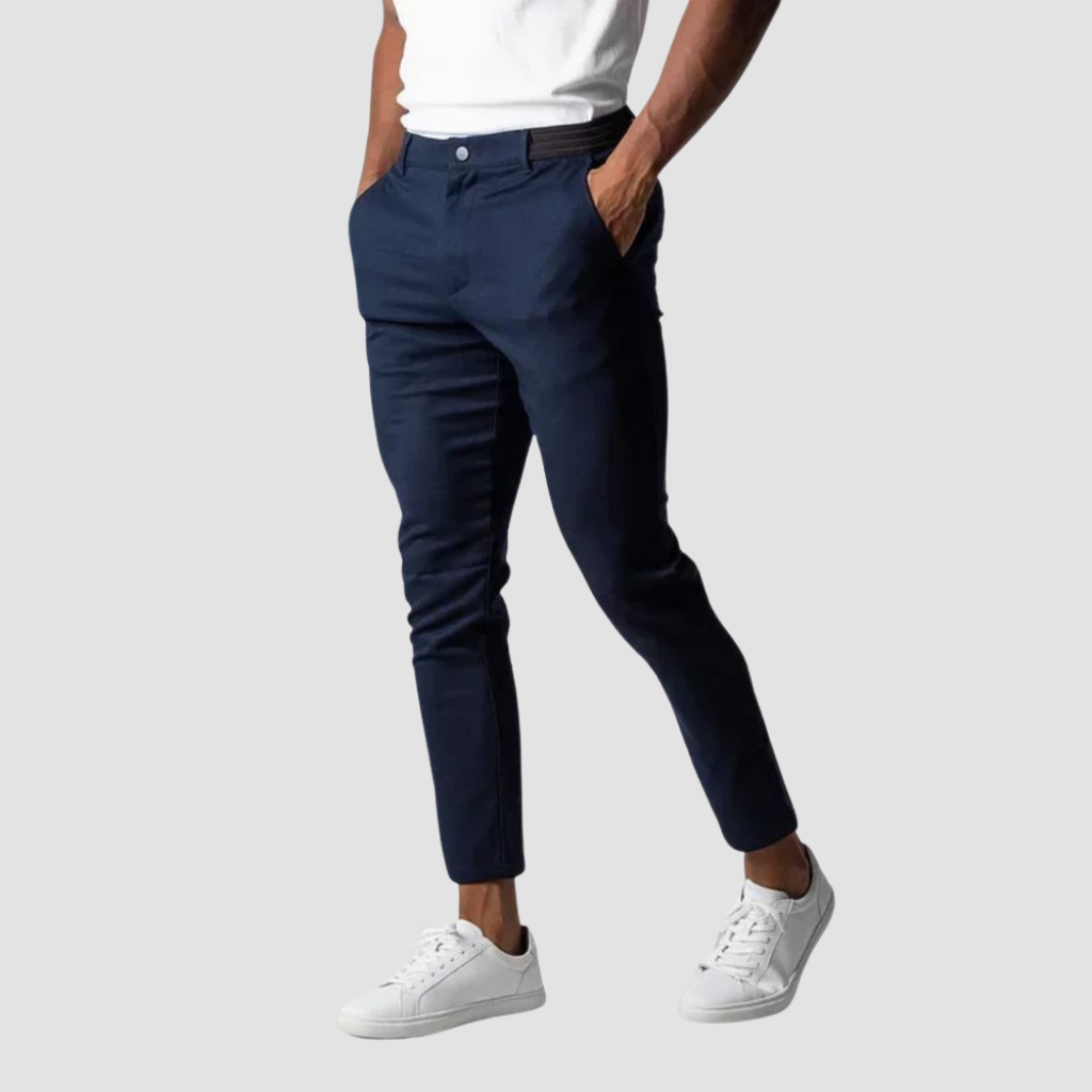 Leonardo chino broek voor heren – moderne, slim fit pasvorm van hoogwaardig katoen, perfect voor casual en zakelijke gelegenheden.