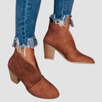 Primrose – Trendy leren enkellaarsjes voor dames met stijlvolle opening, comfortabele pasvorm en modieus design voor elke gelegenheid.