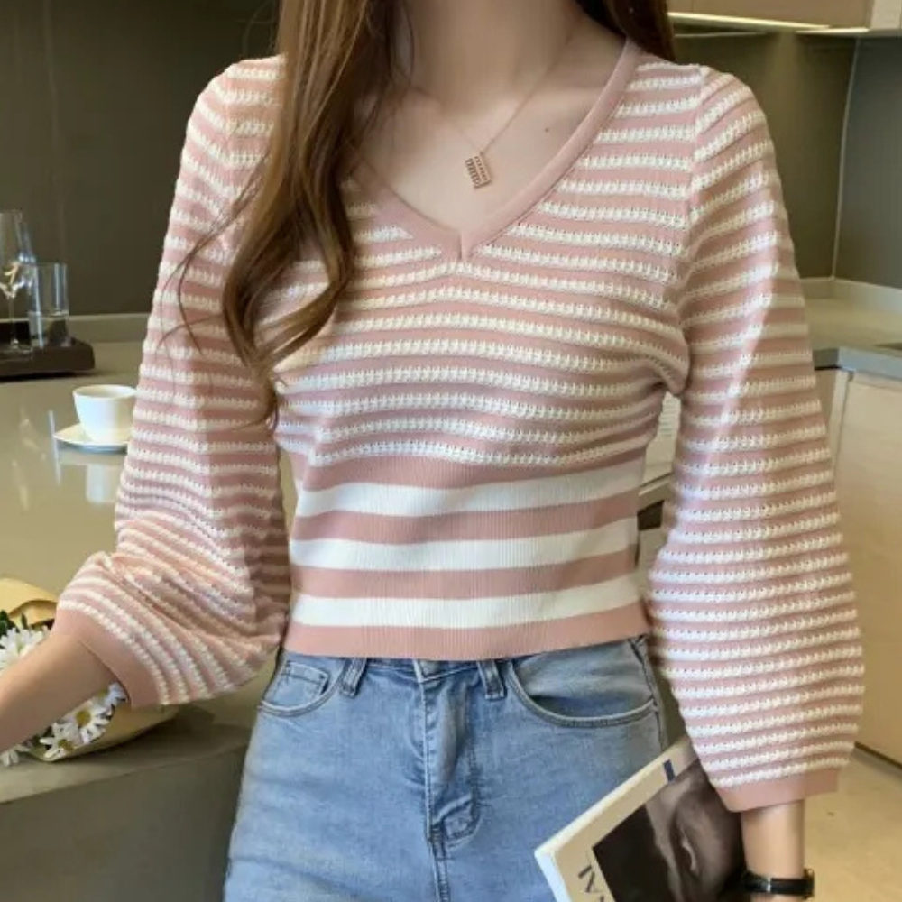 HAZELTON – Luchtig zomershirt voor dames met korte mouwen, ideaal voor warme dagen en een casual elegante uitstraling.