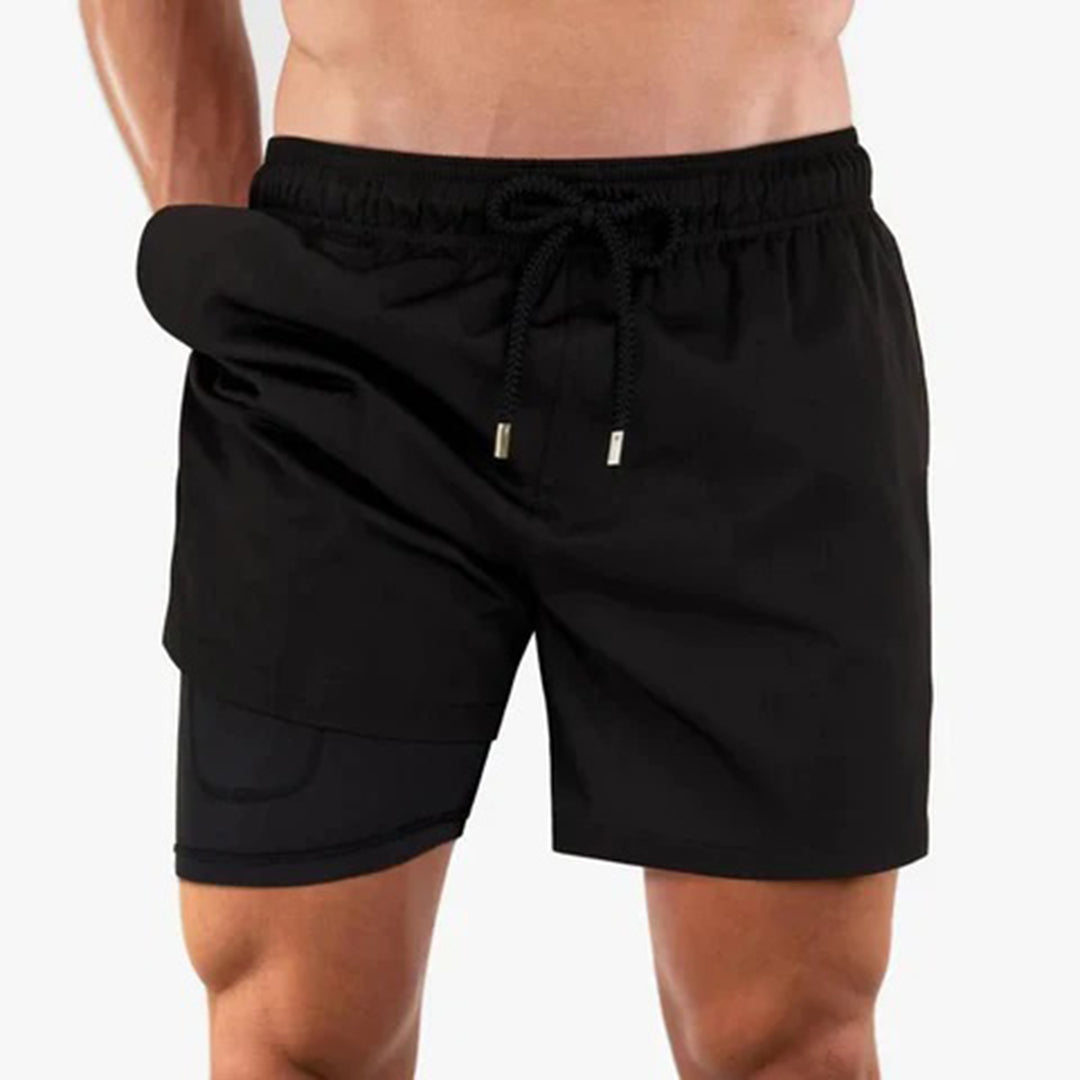 GENNADY stijlvolle zomerse zwembroek voor mannen – sneldrogend, lichtgewicht materiaal met comfortabele pasvorm en modern design