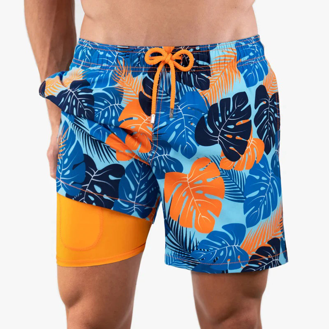 GENNADY stijlvolle zomerse zwembroek voor mannen – sneldrogend, lichtgewicht materiaal met comfortabele pasvorm en modern design