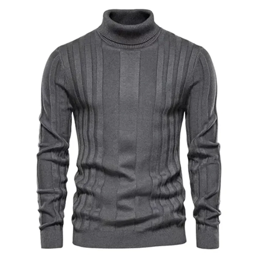 Gastonet coltrui voor heren – warme wintertrui in diverse kleuren, zachte stof en comfortabele pasvorm voor koude dagen.