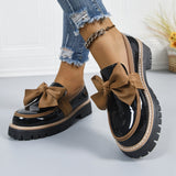 Dames Loafers met Strikdetail