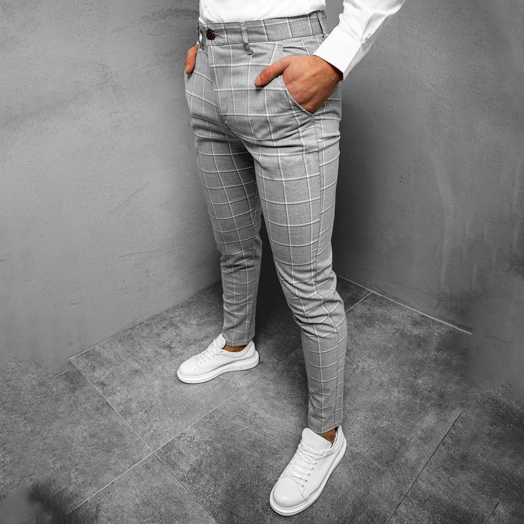 GRGUR modieuze heren chino – eigentijdse slim fit met zacht, ademend materiaal voor stijlvol comfort