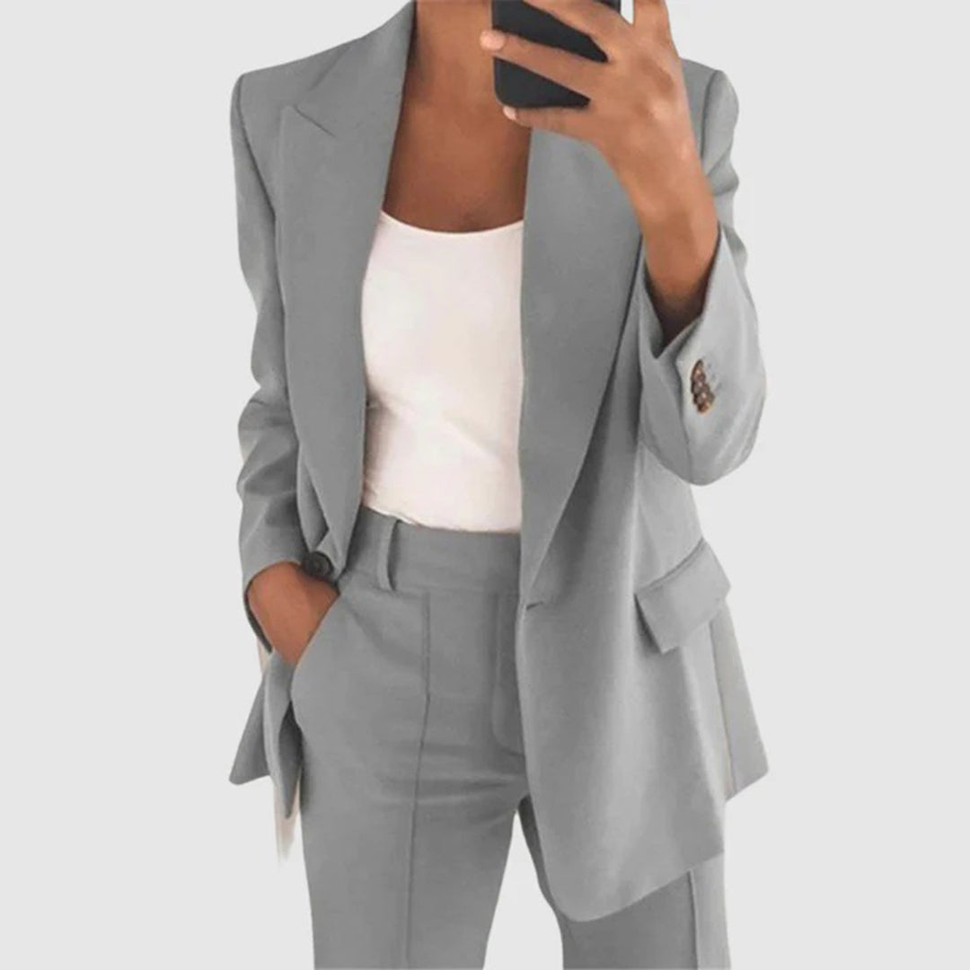 Tweedelige Set met Blazer en Broek