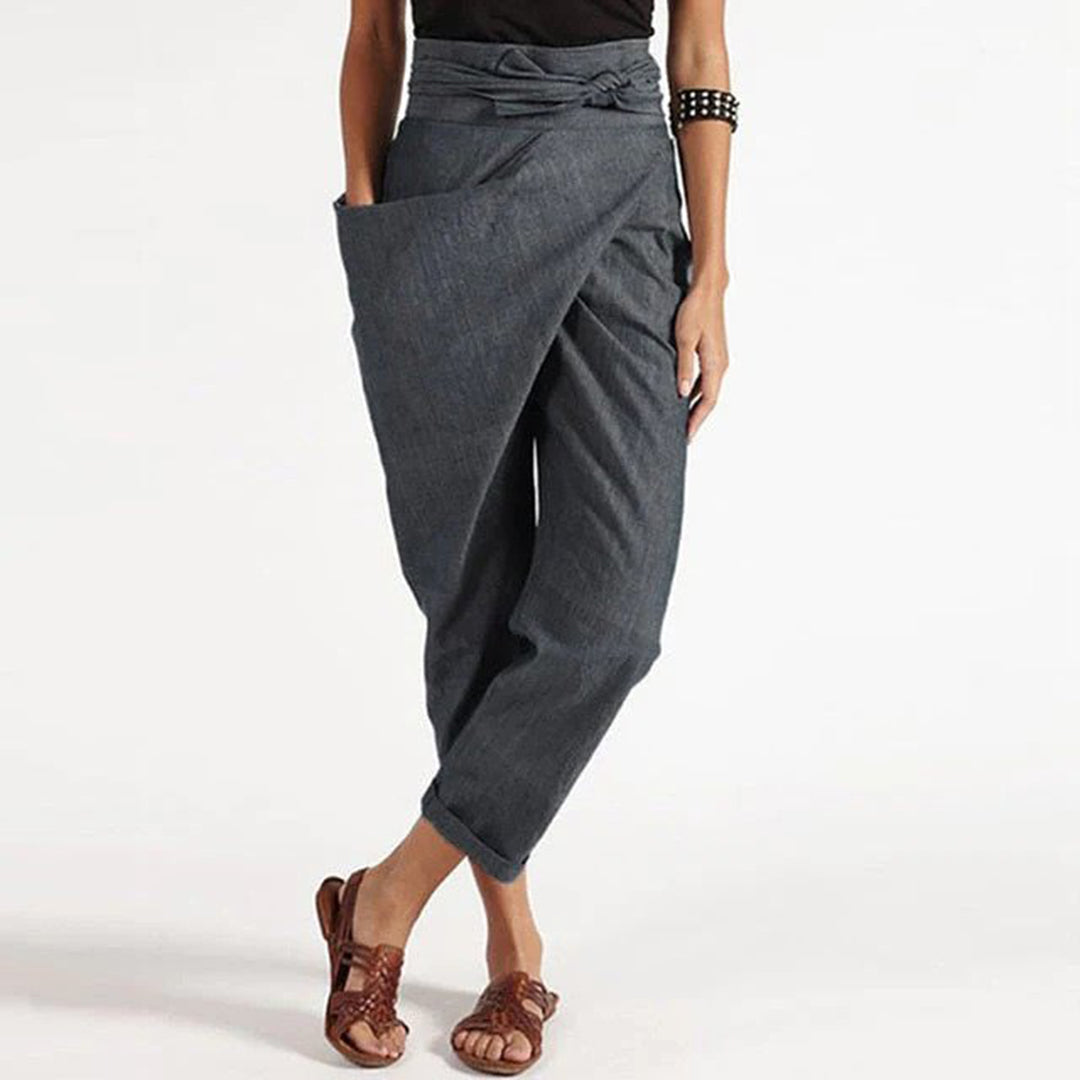 ESMERALDA stijlvolle zomerbroeken voor dames van luchtige, ademende stof met comfortabele pasvorm en elegante, tijdloze look.